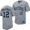 Easton Breyfogle Jersey #12 Arizona Wildcats Replica Baseball Full-Button Gray 2 Easton Breyfogle Jersey #12 Arizona Wildcats Replica Baseball Full-Button Gray