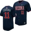 Emilio Corona Jersey #11 Arizona Wildcats Replica Baseball Full-Button Navy