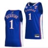 Hunter Dickinson Jersey #1 Kansas Jayhawks College Basketball Blue