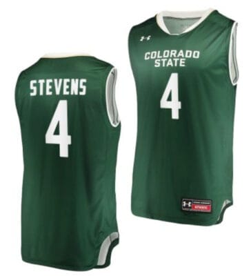 Isaiah Stevens Jersey #4 Colorado State Rams College Basketball Green 8 Isaiah Stevens Jersey #4 Colorado State Rams College Basketball Green