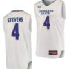 Isaiah Stevens Jersey #4 Colorado State Rams College Basketball White 5 Isaiah Stevens Jersey #4 Colorado State Rams College Basketball White