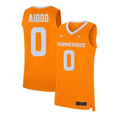 Jonas Aidoo Jersey #0 Tennessee Volunteers College Basketball Orange 8 Jonas Aidoo Jersey #0 Tennessee Volunteers College Basketball Orange