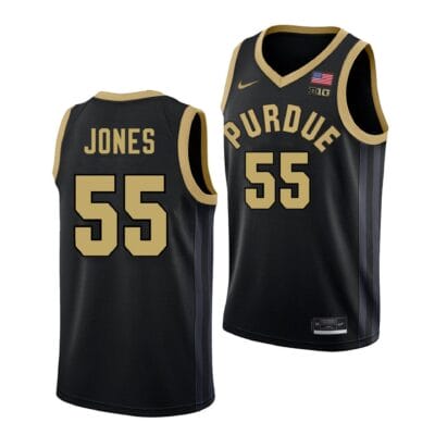 Lance Jones Jersey #55 Purdue Boilermakers College Basketball Black 8 Lance Jones Jersey #55 Purdue Boilermakers College Basketball Black