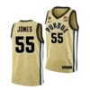 Lance Jones Jersey #55 Purdue Boilermakers College Basketball Gold