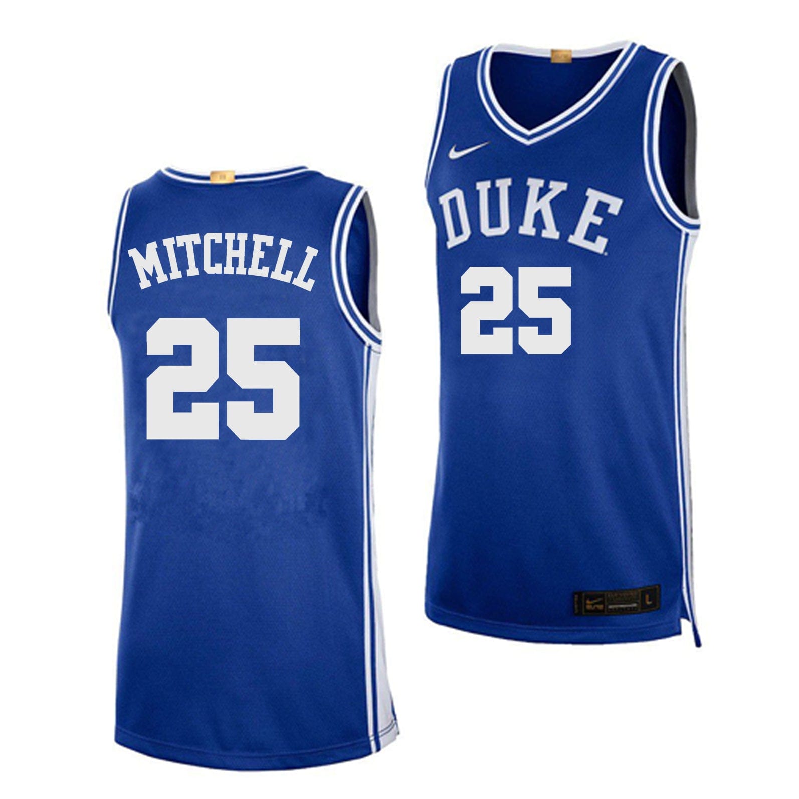 Mark Mitchell Jersey #25 Duke Blue Devils College Basketball Blue 1 Mark Mitchell Jersey #25 Duke Blue Devils College Basketball Blue
