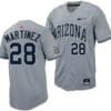 Matthew Martinez Jersey #28 Arizona Wildcats Replica Baseball Full-Button Gray