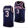 Pelle Larsson Jersey #3 Arizona Wildcats College Basketball Navy