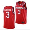 Pelle Larsson Jersey #3 Arizona Wildcats College Basketball Red