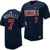 Richie Morales Jersey #7 Arizona Wildcats Replica Baseball Full-Button Navy