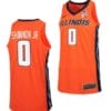 Terrence Shannon Jr Jersey #0 Illinois Fighting Illini College Basketball Orange