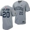 Tommy Splaine Jersey #20 Arizona Wildcats Replica Baseball Full-Button Gray