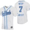 Vance Honeycutt Jersey #7 North Carolina Tar Heels Baseball White Full-Button