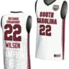 A'ja Wilson Jersey #22 South Carolina Gamecocks 2024 NCAA Basketball National Champions White