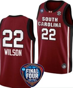 A'ja Wilson Jersey #22 South Carolina Gamecocks Basketball 2024 NCAA March Madness Final Four Garnet