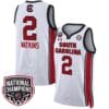 Bree Hall Jersey #23 South Carolina Gamecocks Basketball 2024 National Champions All Stitched White