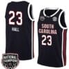 Bree Hall Jersey #23 South Carolina Gamecocks 2024 NCAA Basketball National Champions Black