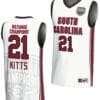 Chloe Kitts Jersey #21 South Carolina Gamecocks 2024 NCAA Basketball National Champions White