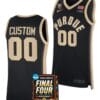 Custom Purdue Boilermakers Jersey Name and Number 2024 NCAA March Madness Final Four Basketball Black