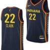 Caitlin Clark Indiana Fever Jersey #22 Basketball 2024 WNBA Draft Explorer Edition Stitched Navy