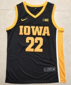 Alternative view of Caitlin Clark Jersey #22 Iowa Hawkeyes Basketball Stitched Black 2