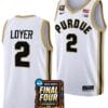 Fletcher Loyer Jersey #2 Purdue Boilermakers 2024 NCAA March Madness Final Four Basketball White 3 Fletcher Loyer Jersey #2 Purdue Boilermakers 2024 NCAA March Madness Final Four Basketball White