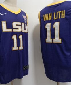 Hailey Van Lith Jersey #11 Lsu Tigers College Basketball Stitched Purple