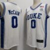 Jared McCain Jersey #0 Duke Blue Devils College Basketball Stitched White