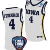 Kylie Feuerbach Jersey #4 Iowa Hawkeyes Basketball 2024 NCAA March Madness Final Four White 5 Kylie Feuerbach Jersey #4 Iowa Hawkeyes Basketball 2024 NCAA March Madness Final Four White