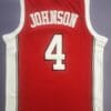 Larry Johnson Jersey #4 Unlv Rebels College Basketball Red 2