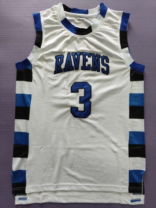 Lucas Scott Jersey #3 One Tree Hill Ravens College Basketball White