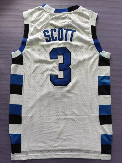 Lucas Scott Jersey #3 One Tree Hill Ravens College Basketball White