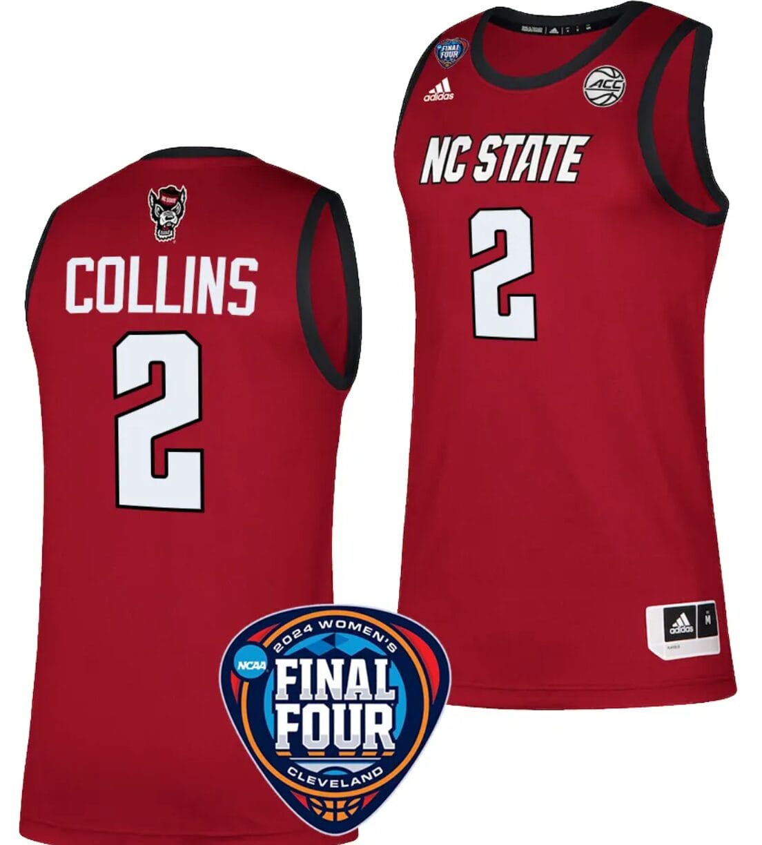 Mimi Collins Jersey #2 NC State Wolfpack Basketball 2024 NCAA March Madness Final Four Red 1 Mimi Collins Jersey #2 NC State Wolfpack Basketball 2024 NCAA March Madness Final Four Red