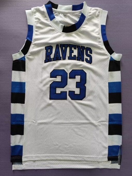 Nathan Scott Jersey #23 One Tree Hill Ravens College Basketball White