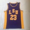 Pete Maravich Jersey #23 LSU Tigers College Basketball Purple 2 4 Pete Maravich Jersey #23 LSU Tigers College Basketball Purple