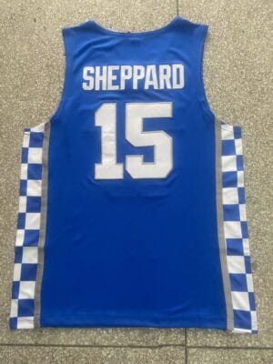 Reed Sheppard Jersey #15 Kentucky Wildcats College Basketball Blue 2 10 Reed Sheppard Jersey #23 Kentucky Wildcats College Basketball Blue 2