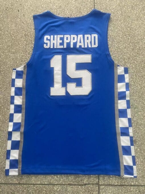Reed Sheppard Jersey #23 Kentucky Wildcats College Basketball Blue 2