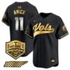 Billy Amick Jersey #11 Tennessee Volunteers Baseball 2024 Champions Vapor Premier Limited Black Gold