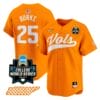Blake Burke Jersey #25 Tennessee Volunteers 2024 College World Series Vapor Premier Limited NCAA Baseball Stitched Orange