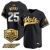 Blake Burke Jersey #25 Tennessee Volunteers Baseball 2024 Champions Vapor Premier Limited Black Gold