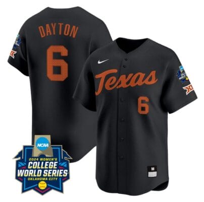 Bella Dayton Jersey #6 Texas AM Aggies 2024 College World Series Patch Vapor Premier Limited NCAA Baseball Stitched Black