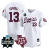 Caden Sorrell Jersey #13 Texas AM Aggies 2024 College World Series Vapor Premier Limited NCAA Baseball Stitched White