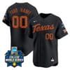 Custom Texas AM Aggies Jersey 2024 College World Series Champions Vapor Premier Limited NCAA Baseball Stitched Black