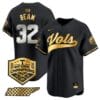 Drew Beam Jersey #32 Tennessee Volunteers Baseball 2024 Champions Vapor Premier Limited Black Gold