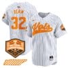 Drew Beam Jersey #32 Tennessee Volunteers Baseball 2024 Champions Vapor Premier Limited Pinstripe