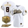 Dylan Dreiling Jersey #8 Tennessee Volunteers Baseball 2024 Champions Vapor Premier Limited White Gold
