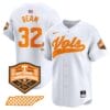 Drew Beam Jersey #32 Tennessee Volunteers Baseball 2024 Champions Vapor Premier Limited White