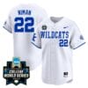 Dom Niman Jersey #22 Kentucky Wildcats 2024 College World Series Vapor Premier Limited NCAA Baseball Stitched Wildcats White