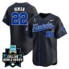 Dom Niman Jersey #22 Kentucky Wildcats 2024 College World Series Vapor Premier Limited NCAA Baseball Stitched Black