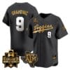 Gavin Grahovac Jersey #9 Texas AM Aggies 2024 College World Series Vapor Premier Limited NCAA Baseball Stitched Black Gold