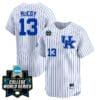 James McCOY Jersey #13 Kentucky Wildcats 2024 College World Series Vapor Premier Limited NCAA Baseball Stitched White Pinstripe 4 James McCOY Jersey #13 Kentucky Wildcats 2024 College World Series Vapor Premier Limited NCAA Baseball Stitched White Pinstripe